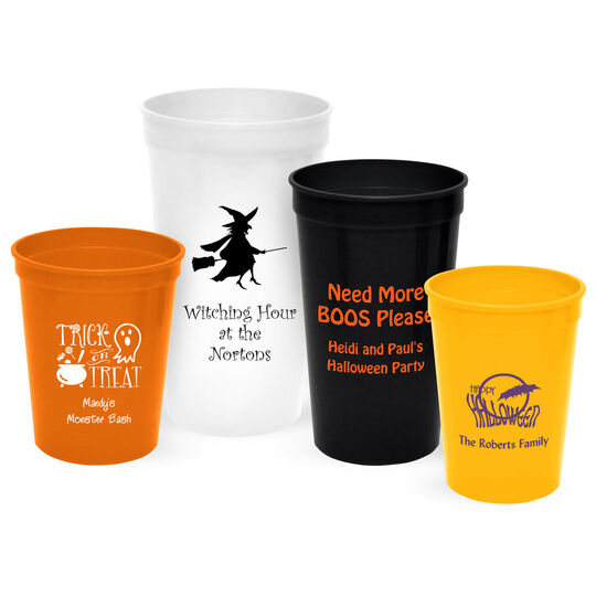 Design Your Own Halloween Stadium Cups